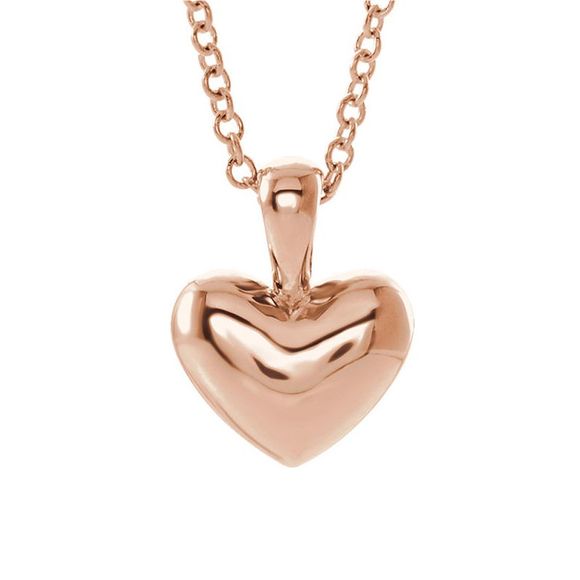 14k Rose Amazon Rose Gold Necklace Youth 14k Rose Gold Small 8mm